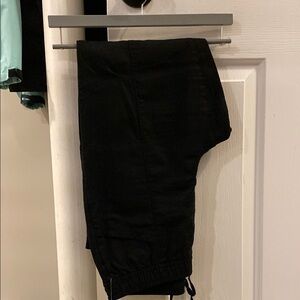 Old Navy Black black linen pants